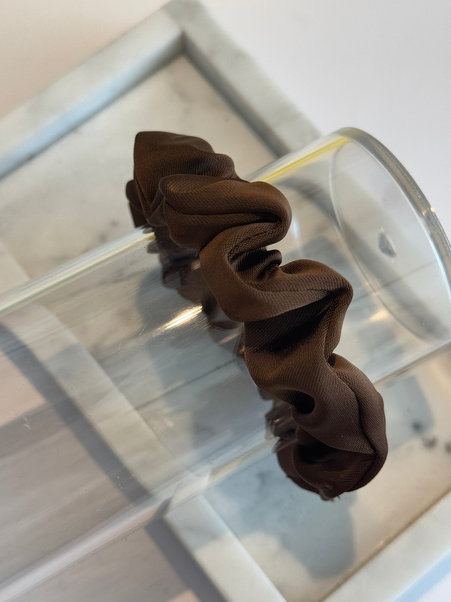 Midi Scrunchie Choco Brown