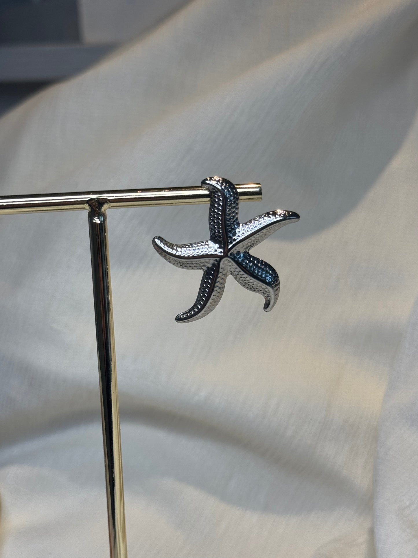 Starfish Earstuds Silver