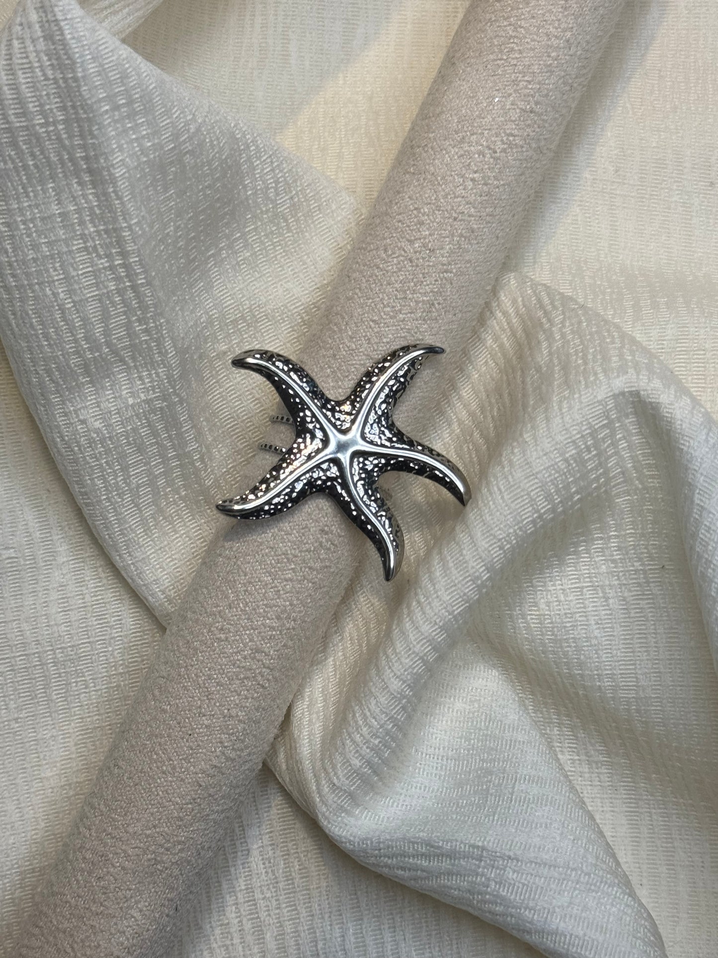 Starfish Ring Silver