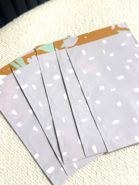 LILA DOTS CADEAUZAKJE | 12x19 CM