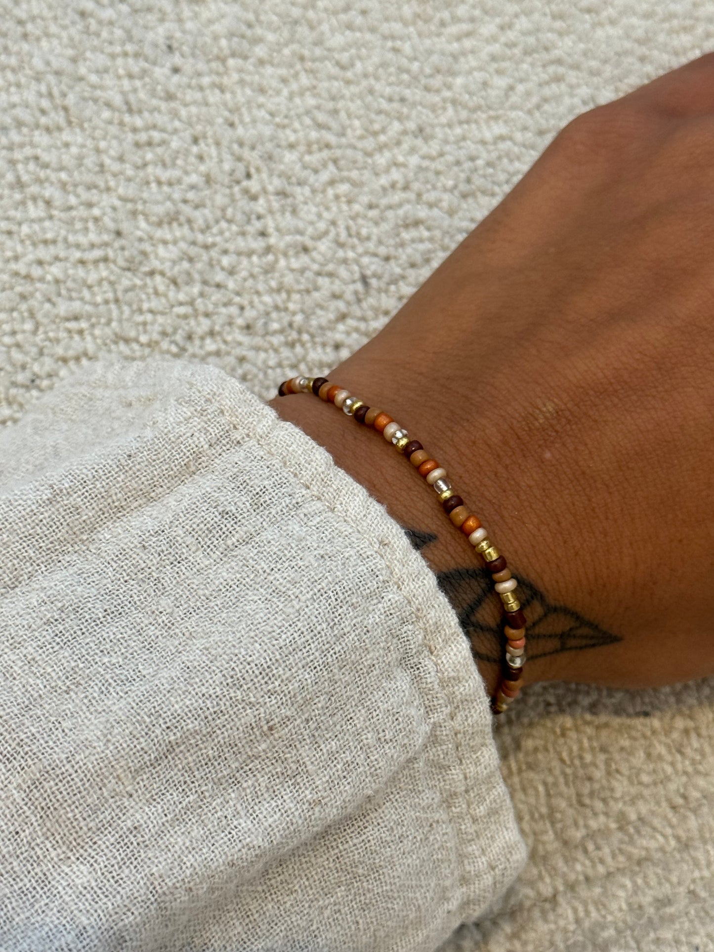 Auburn Mix Miyuki Ring