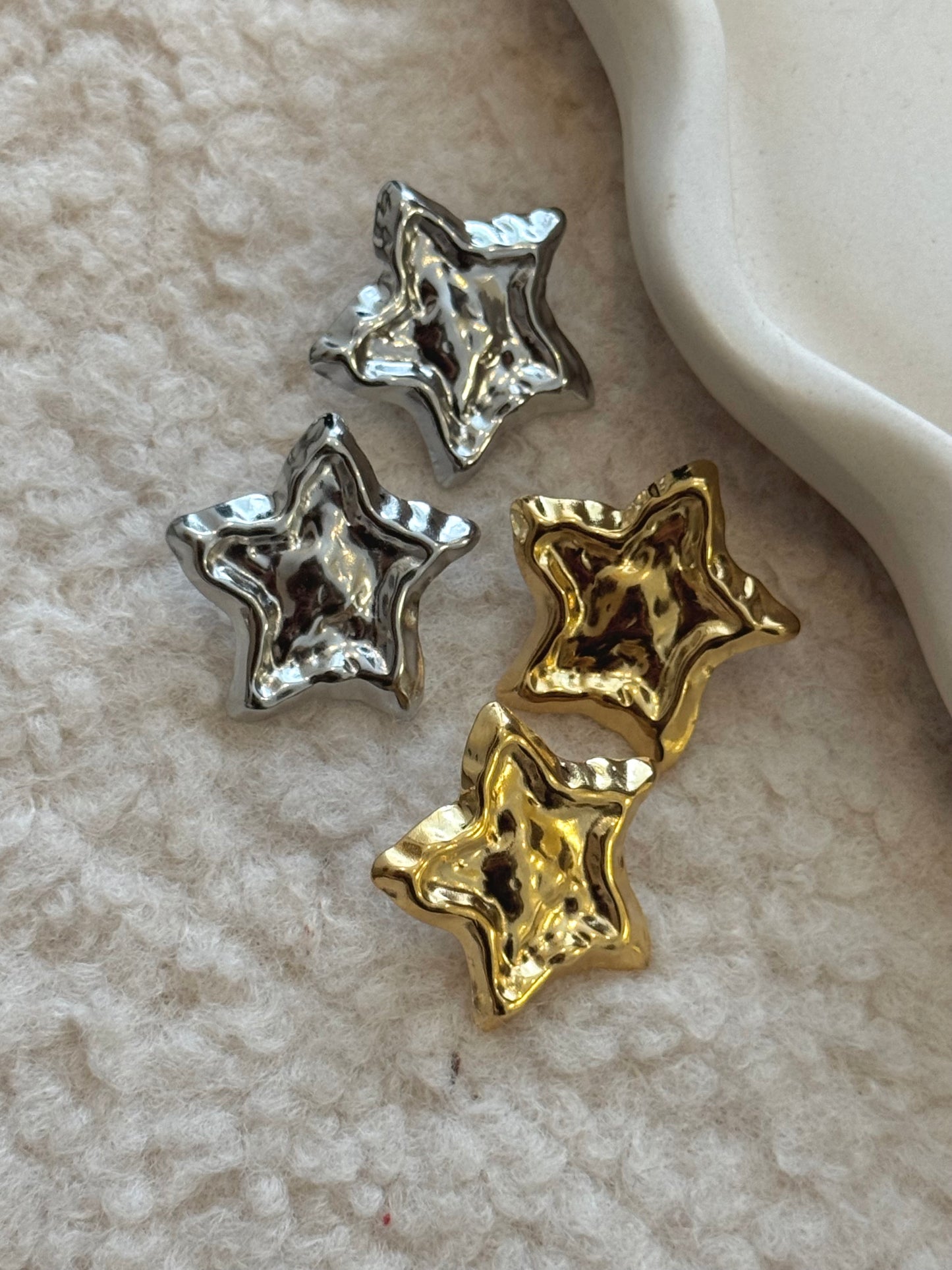 Starry Earstuds Silver
