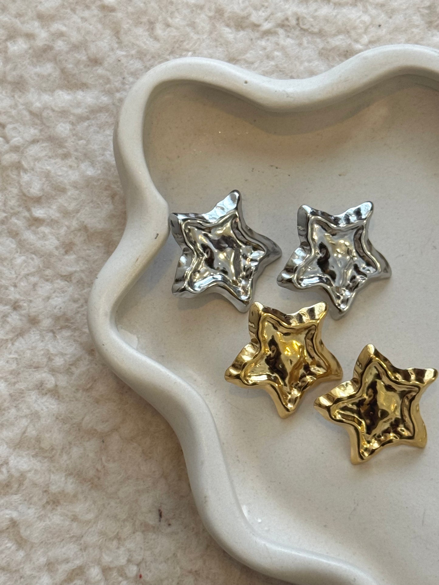 Starry Earstuds Silver