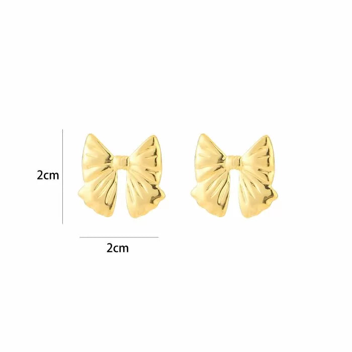 Bow Earstuds Gold