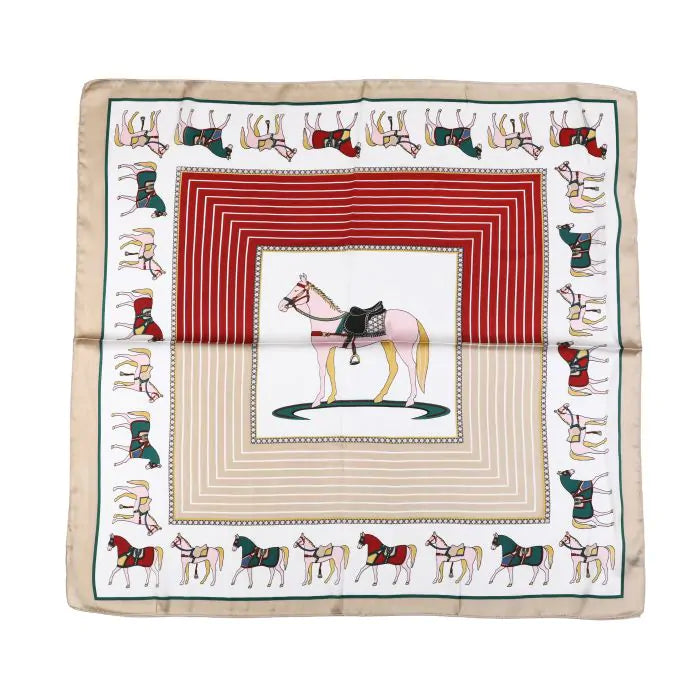 Sjaal | Red/Beige