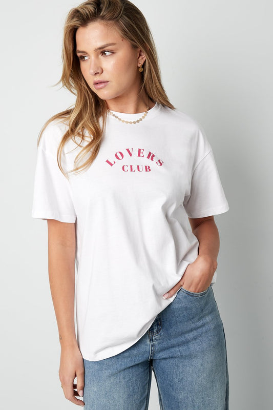 Lovers Club T-Shirt Pink