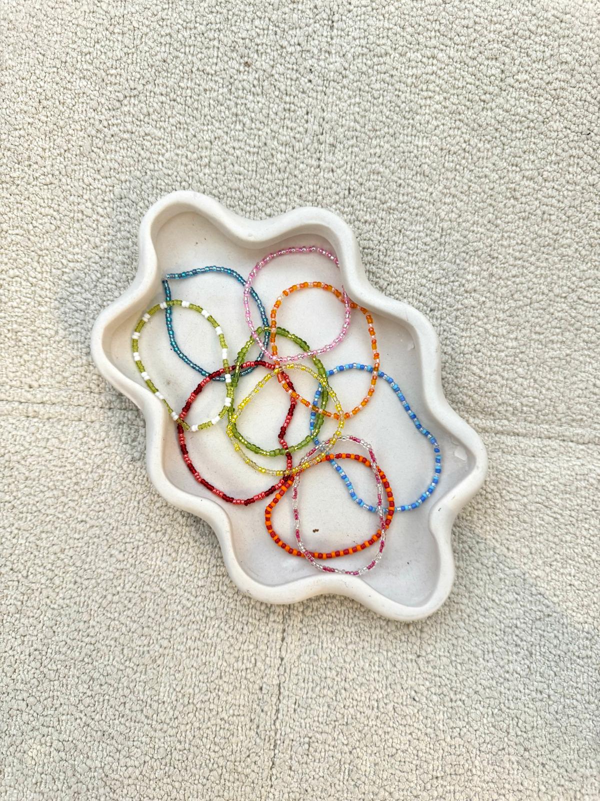MIYUKI DEEP BLUE MIX BRACELET