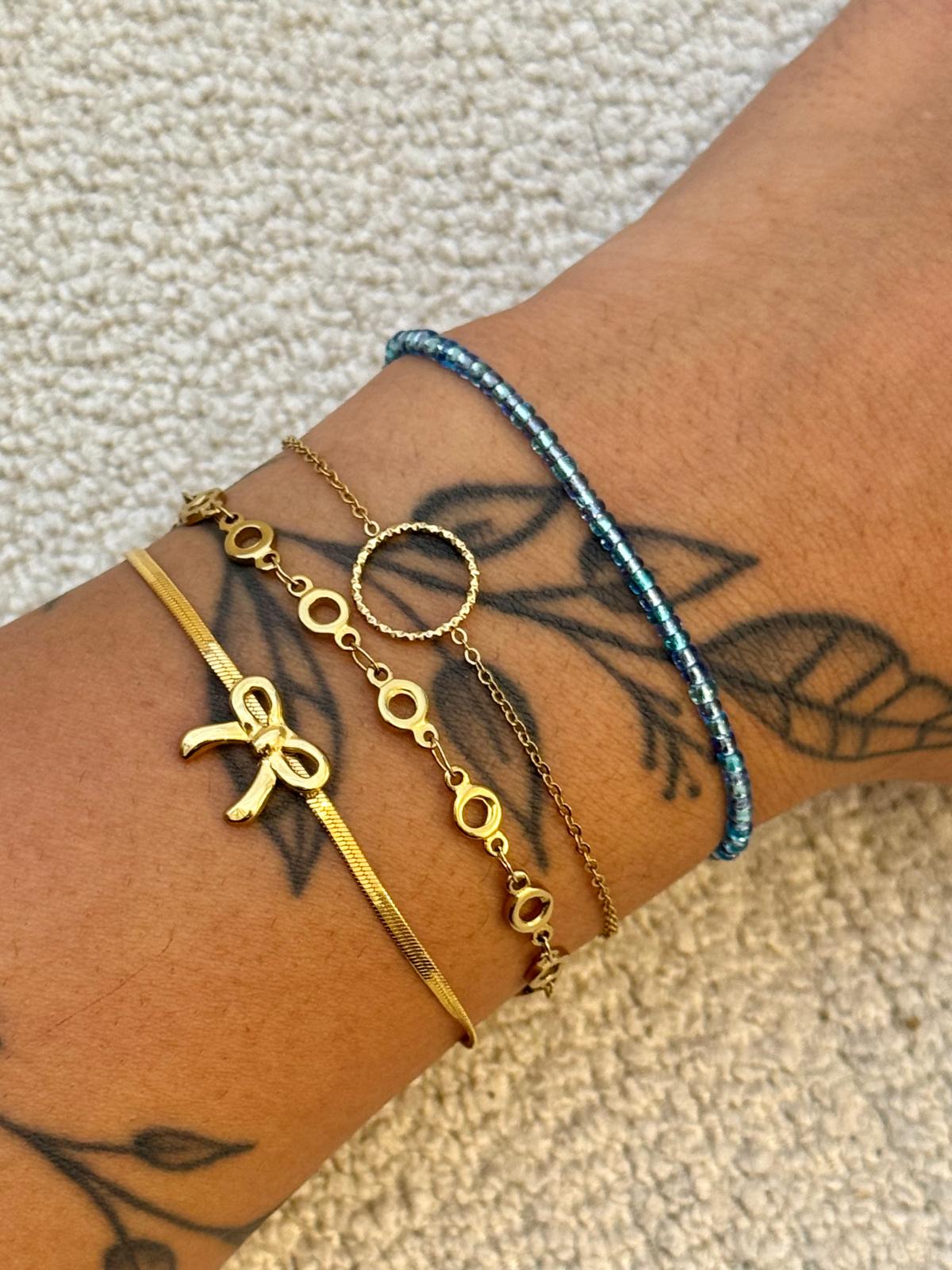 MIYUKI DEEP BLUE MIX BRACELET