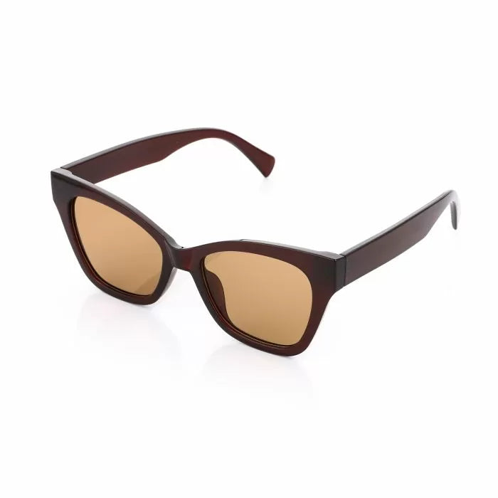 ZONNEBRIL PLAIN BROWN