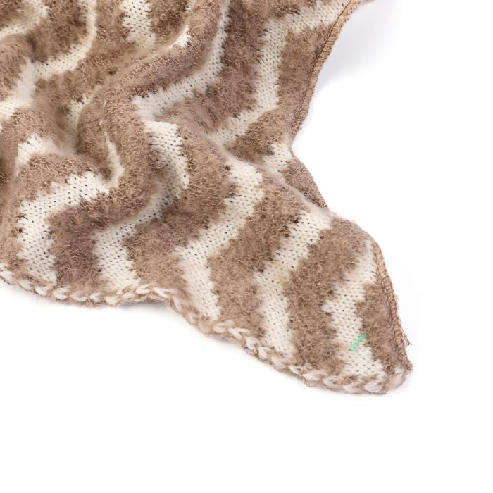 WAVY SCARF KHAKI