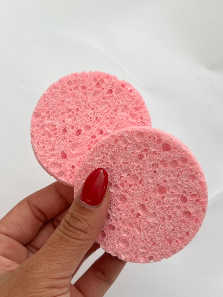 Maskersponsje | Roze | 2 stuks