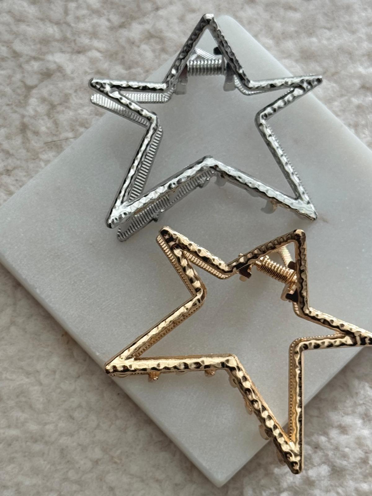 STARRY HAIRCLIP SILVER
