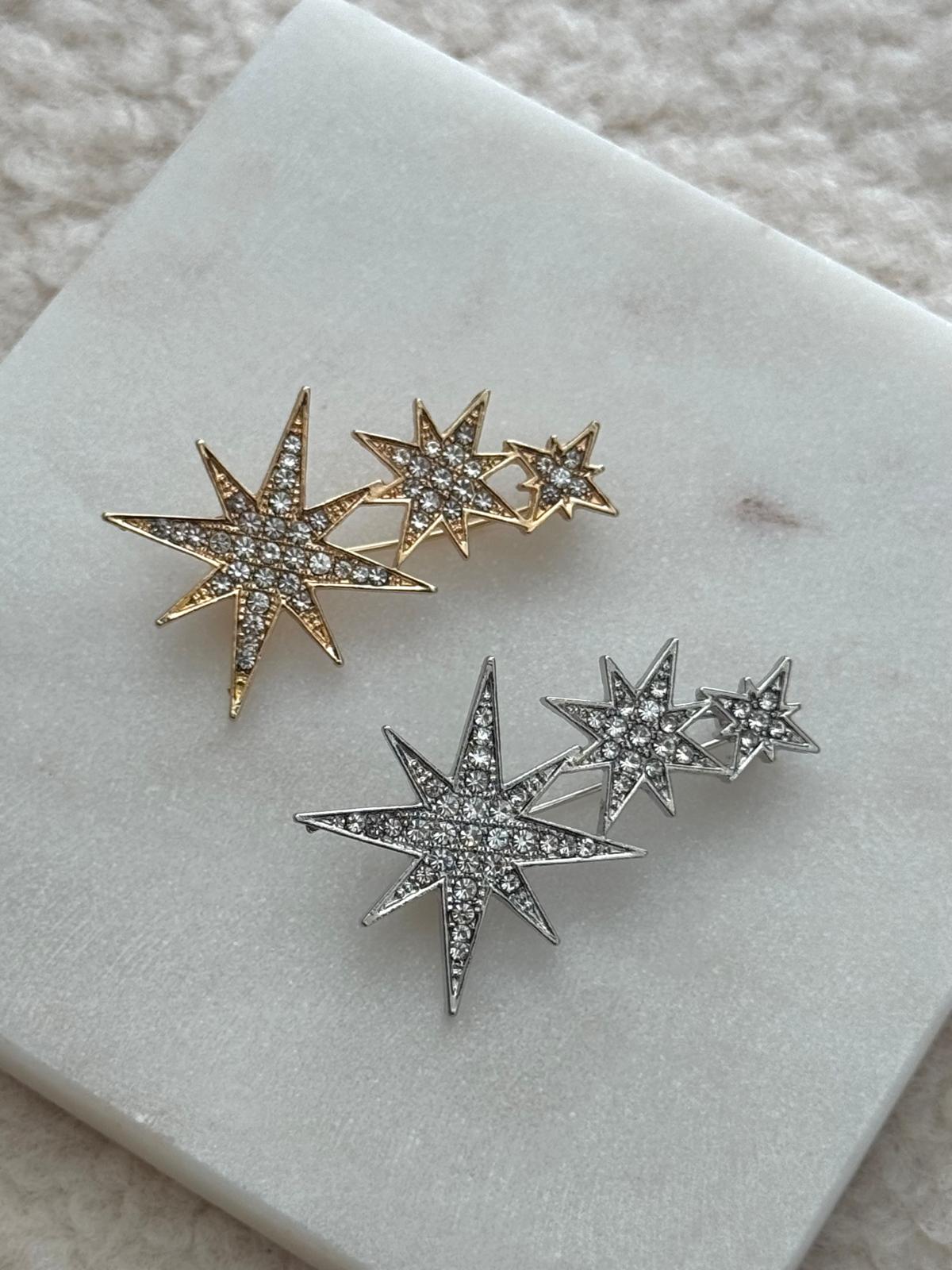 Starry Broche Silver