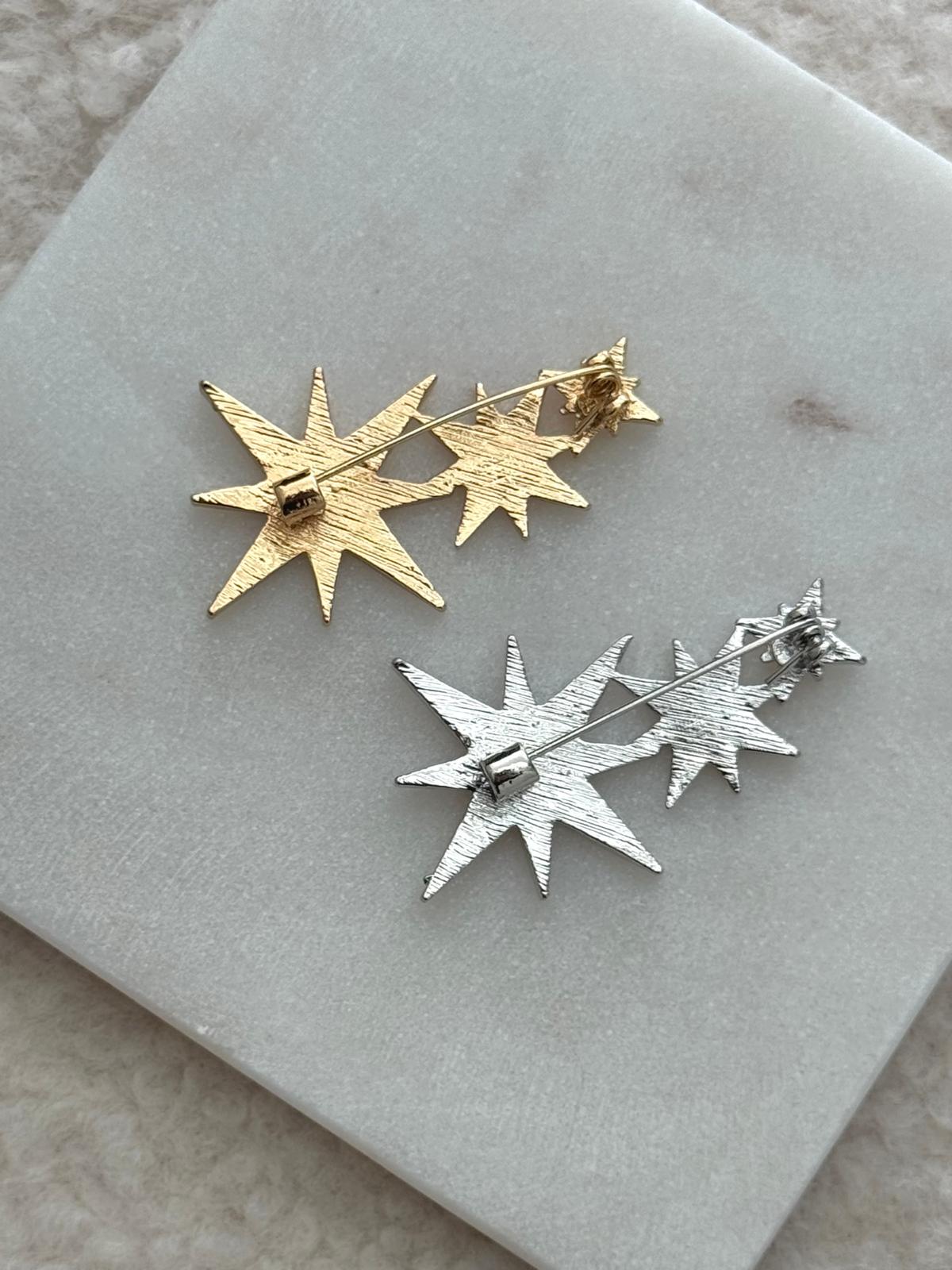 Starry Broche Silver