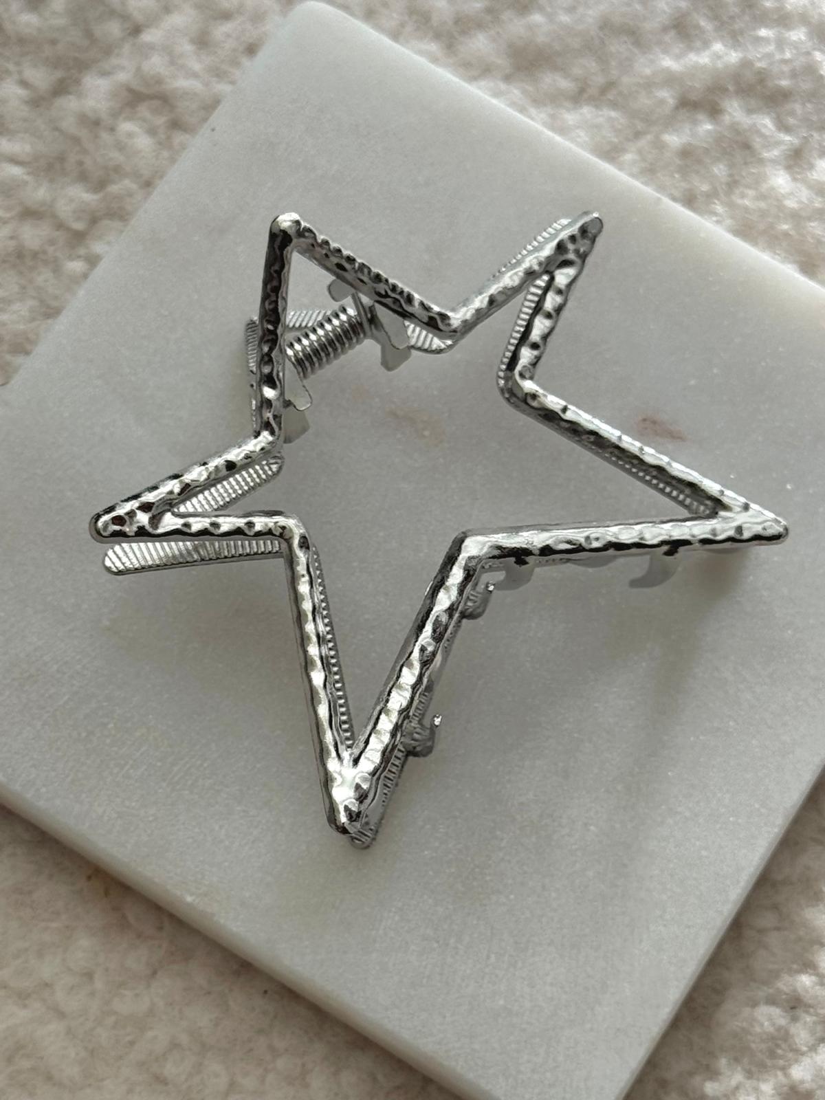 Starry Hairclip Silver
