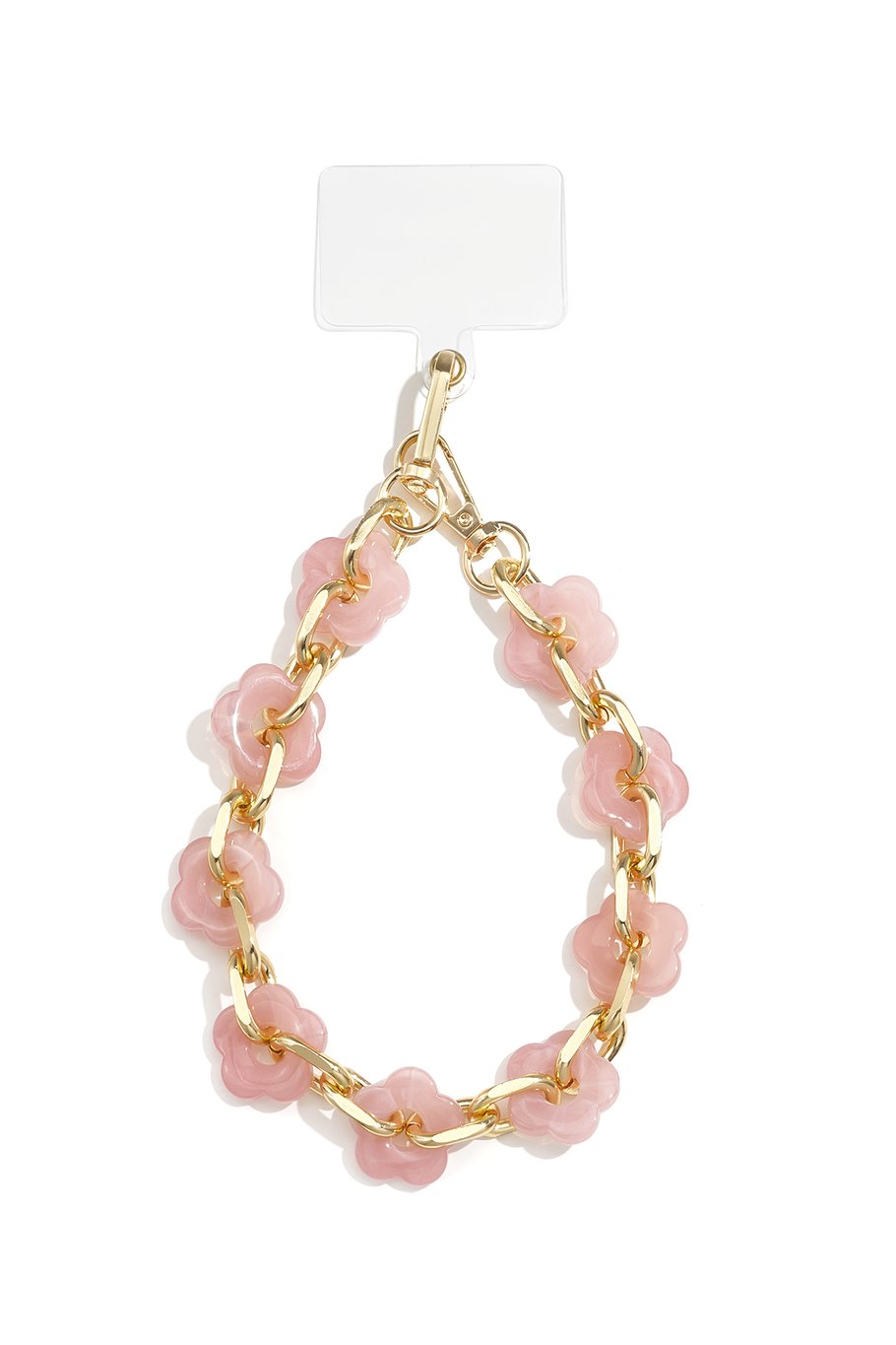 FLOWER PHONE CORD PINK