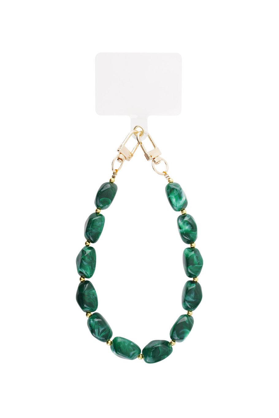 Phone Cord Acrylic Beads Green
