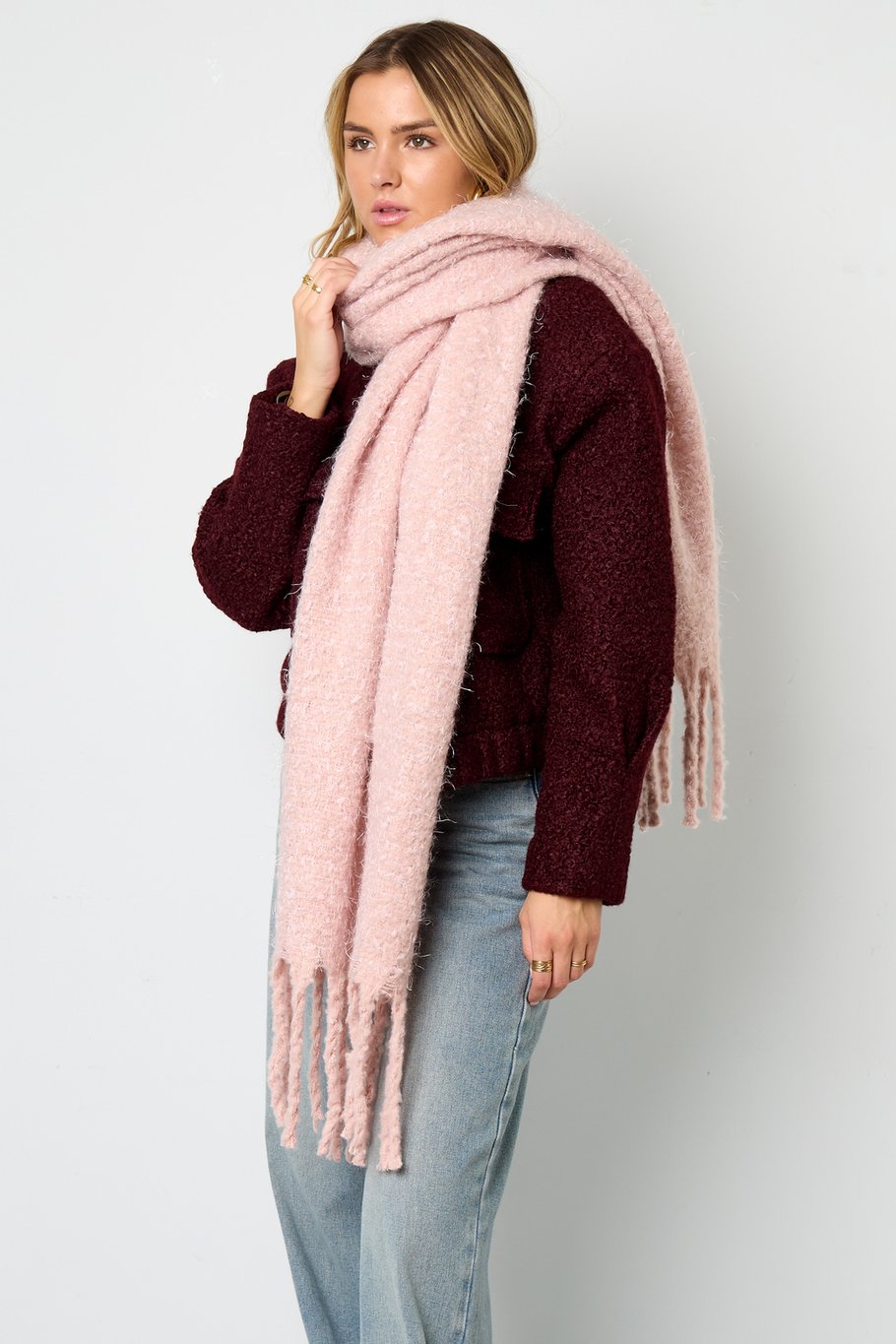 Solid Scarf Light Pink