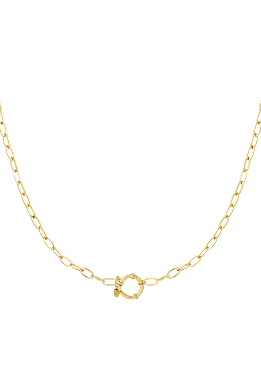 Basic Knot Necklace Gold