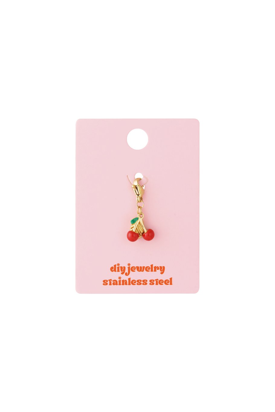 Cherry Mix Charm Gold