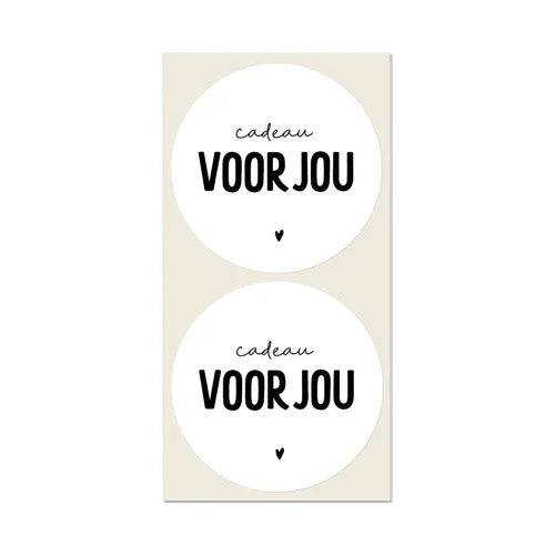 CADEAU VOOR JOU STICKER