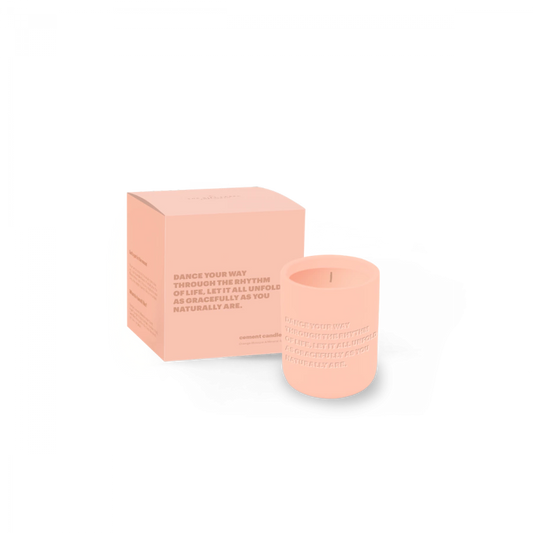 CEMENTED CANDLE | DANCE YOUR WAY TROUGH