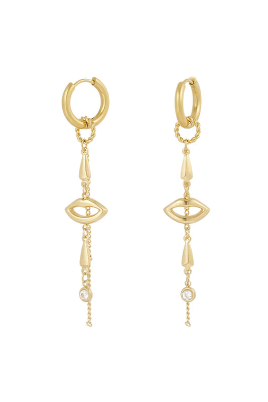 diamond lip hoops gold