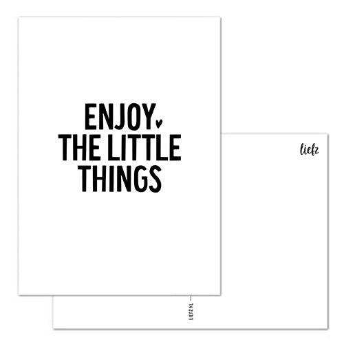 Wenskaart | Enjoy The Little Things