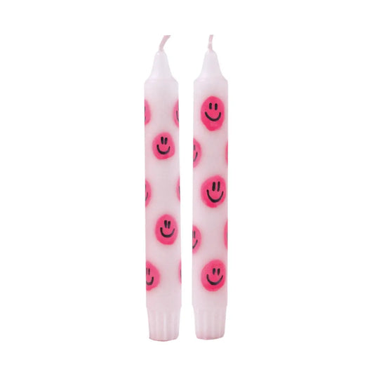 smiley pink dinerkaars