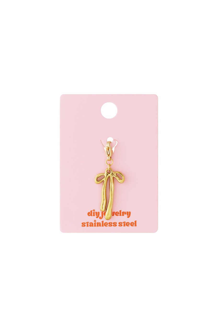 Long Bow Charm Gold