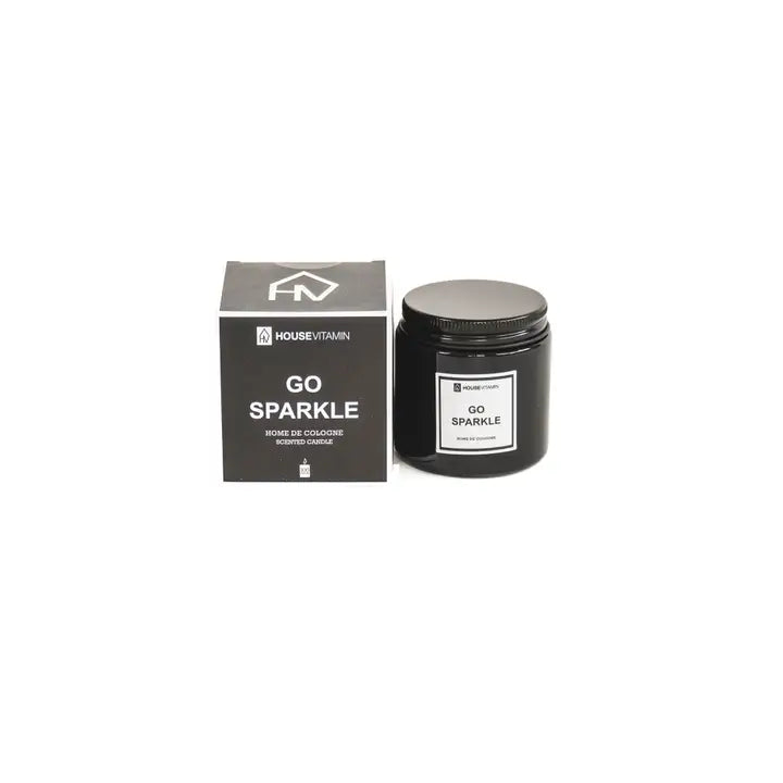 SCENTED CANDLE | GO SPARKLE BLACK 100GR
