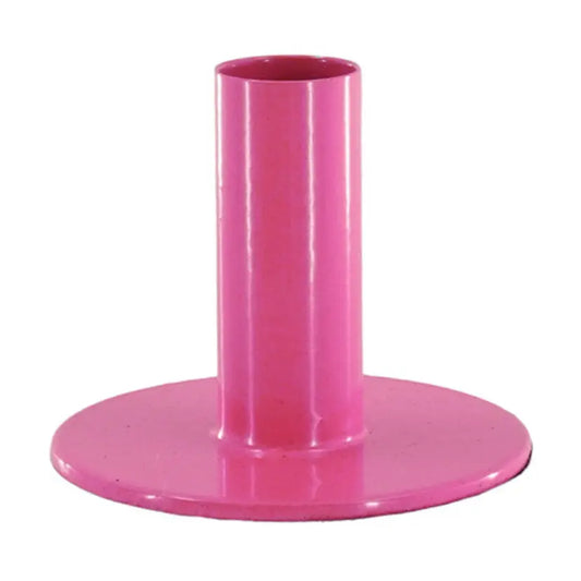 METALEN KANDELAAR NEON ROZE