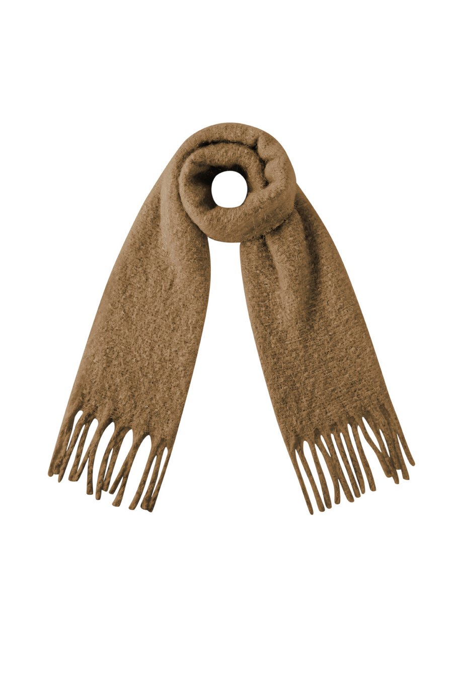 Solid Scarf Brown