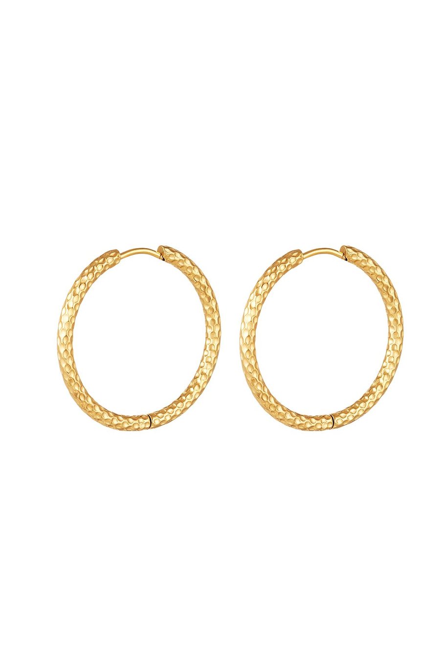 Pattern Hoops Gold