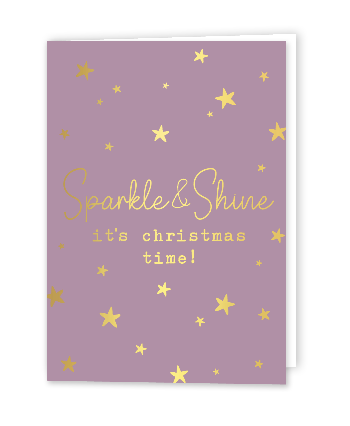 Wenskaart A6 | Sparkle & Shine