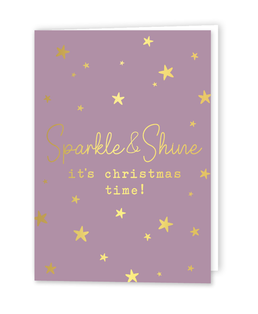 Wenskaart A6 | Sparkle & Shine