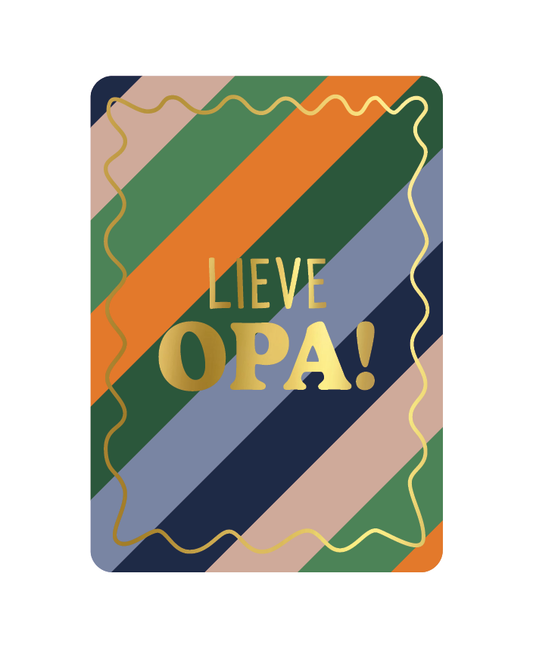 Wenskaart A6 | Lieve Opa