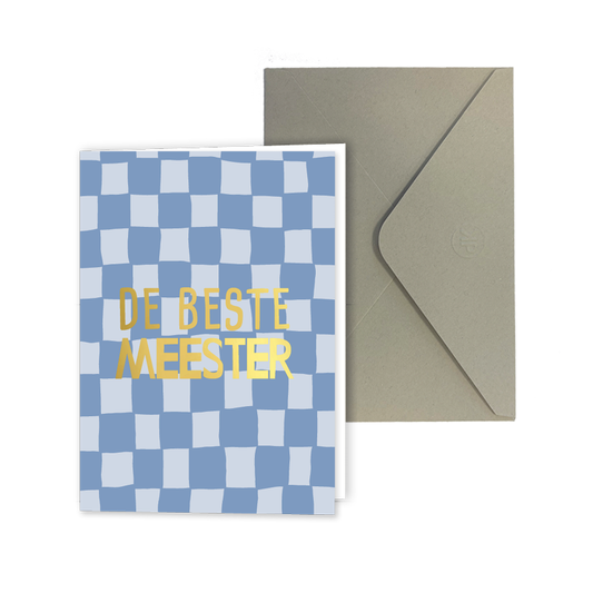 Wenskaart A6 | De Beste Meester
