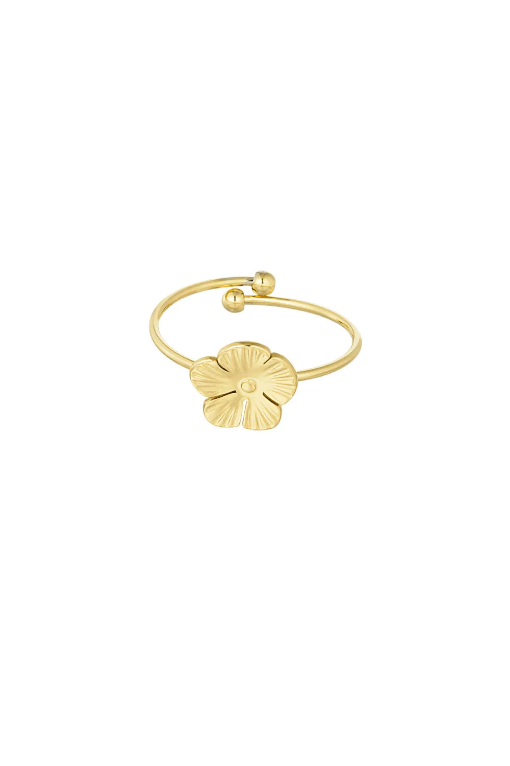 floral ring gold