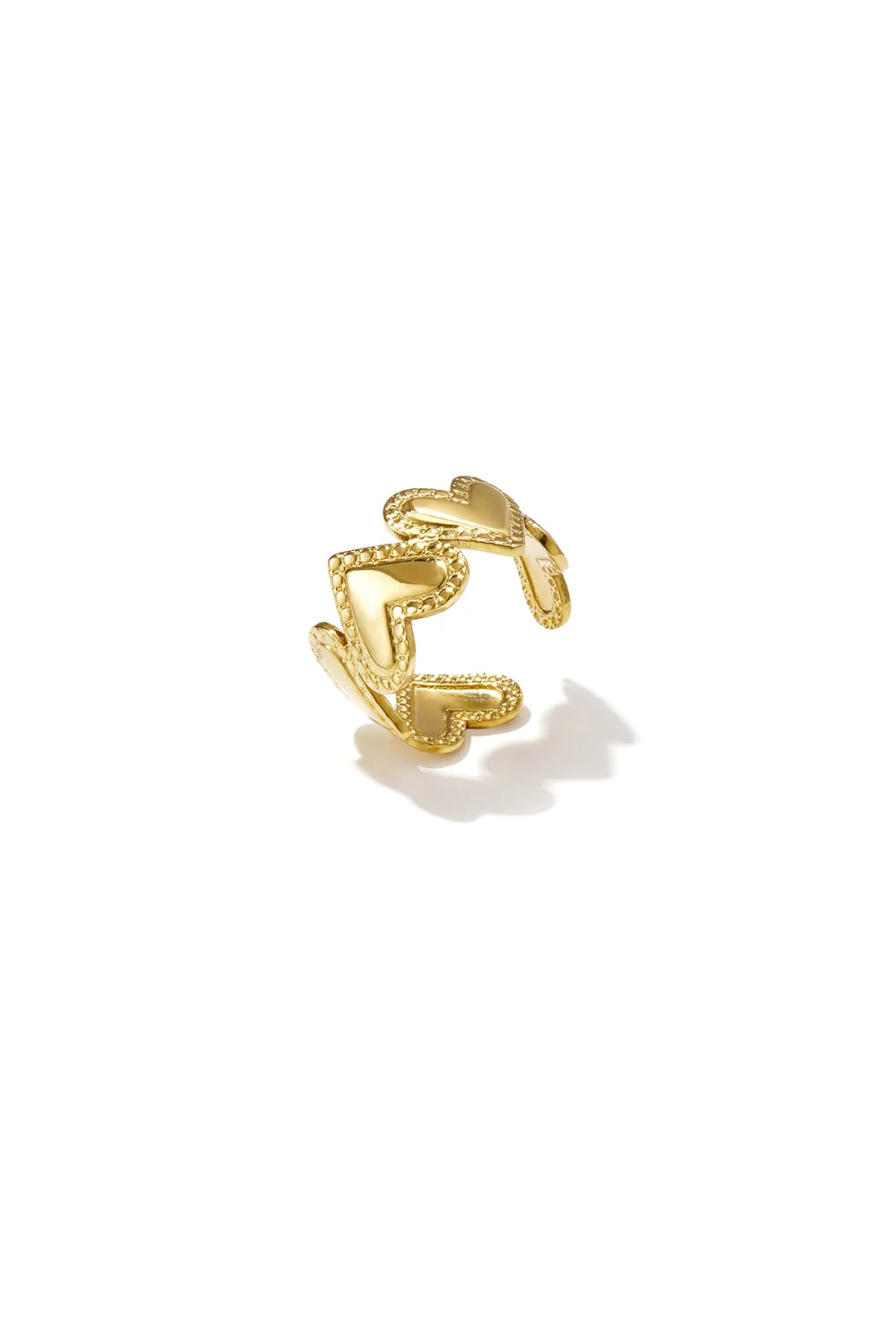 pointed love ring gold