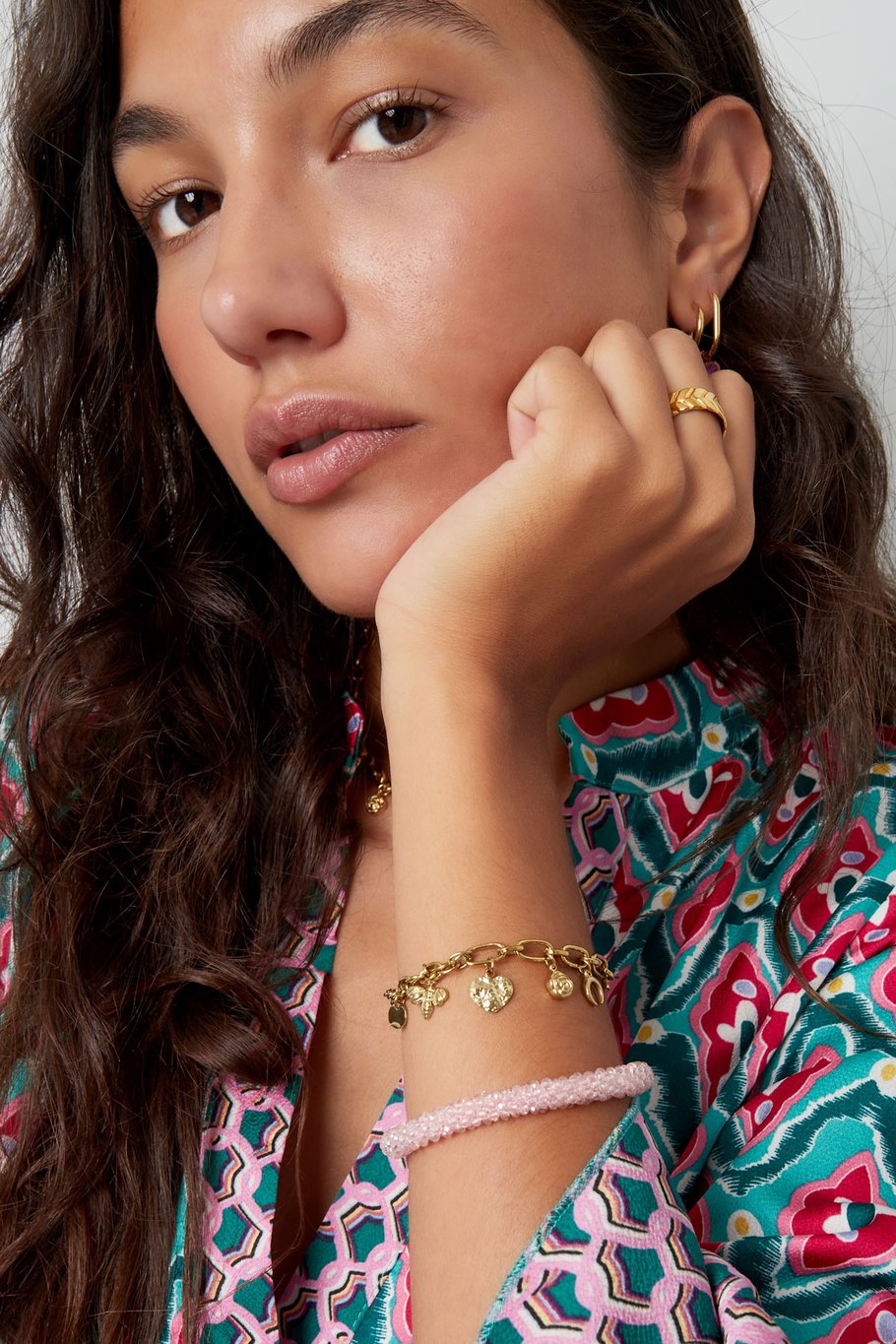 Different Charm Bracelet Gold