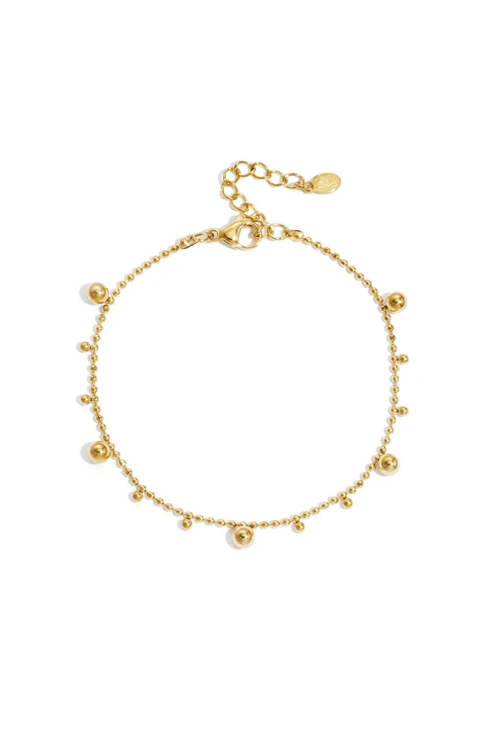 mix ball bracelet gold