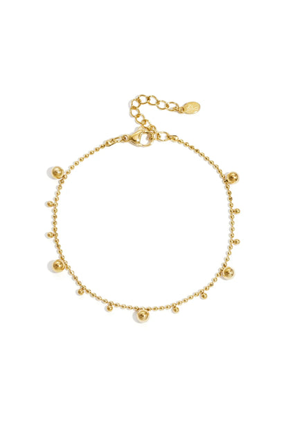 mix ball bracelet gold