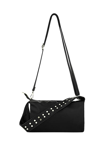 studded bag red