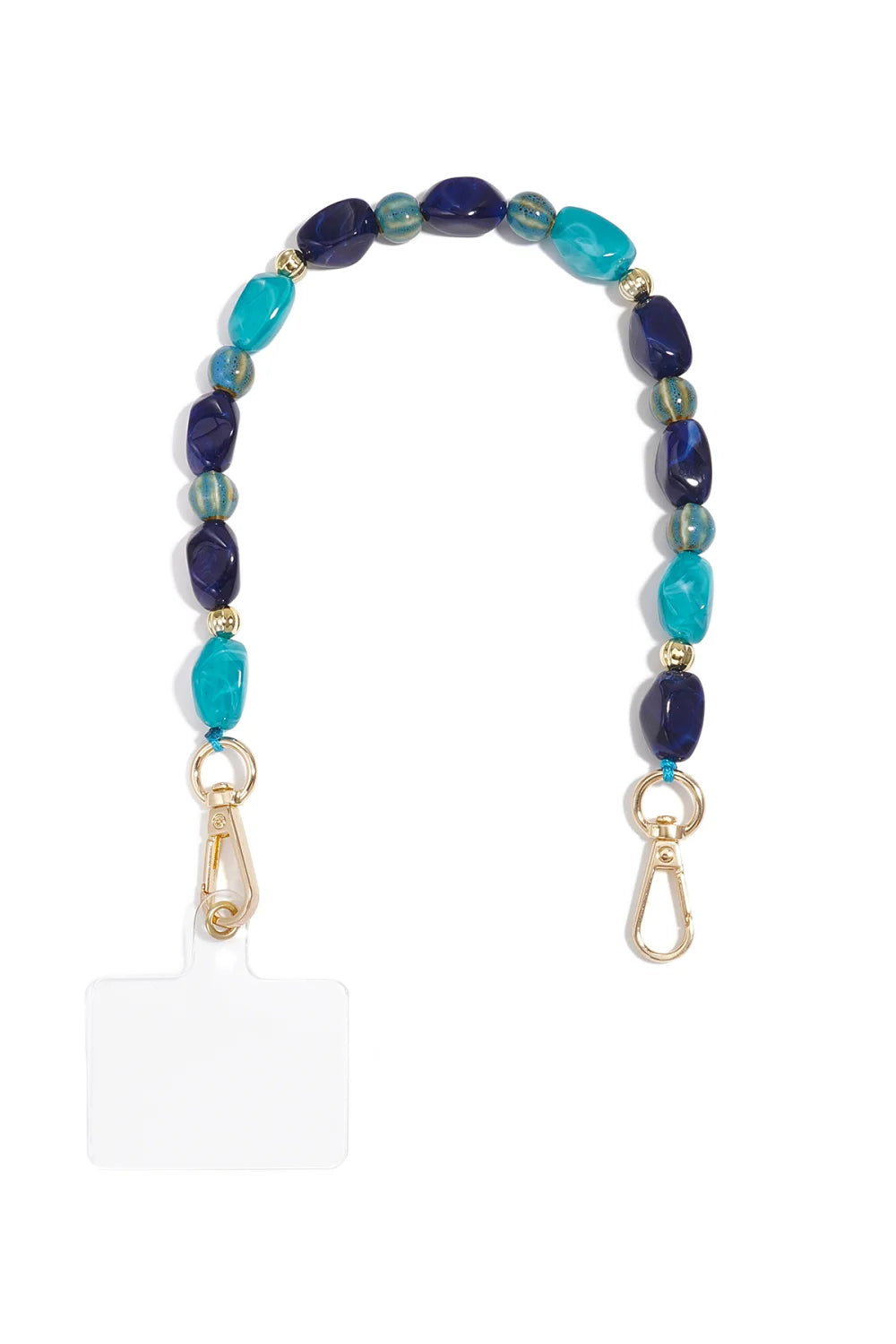 stone mix phone cord | blue
