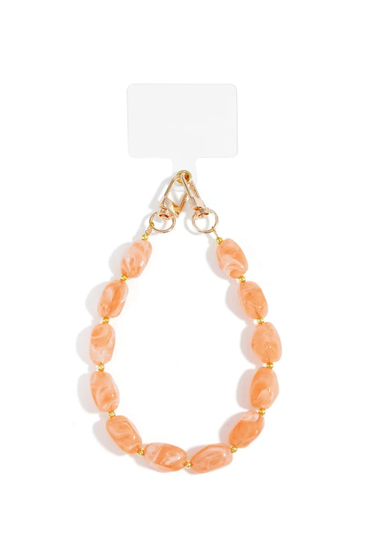 phone cord | light peach