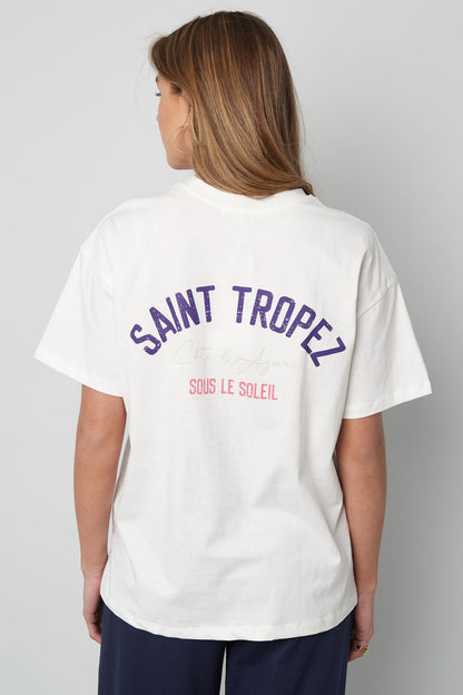 Saint Tropez T-Shirt Wit