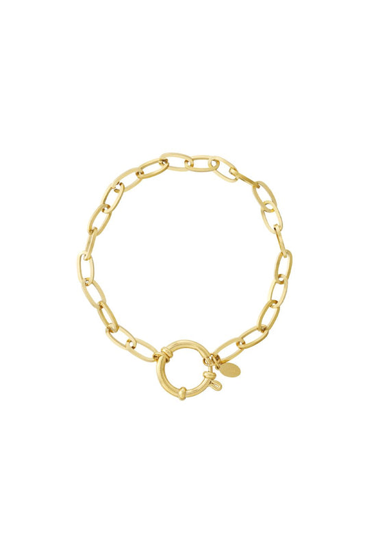 Medium Lock Bracelet Gold