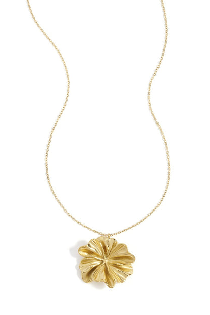 CLASSY FLOWER NECKLACE GOLD