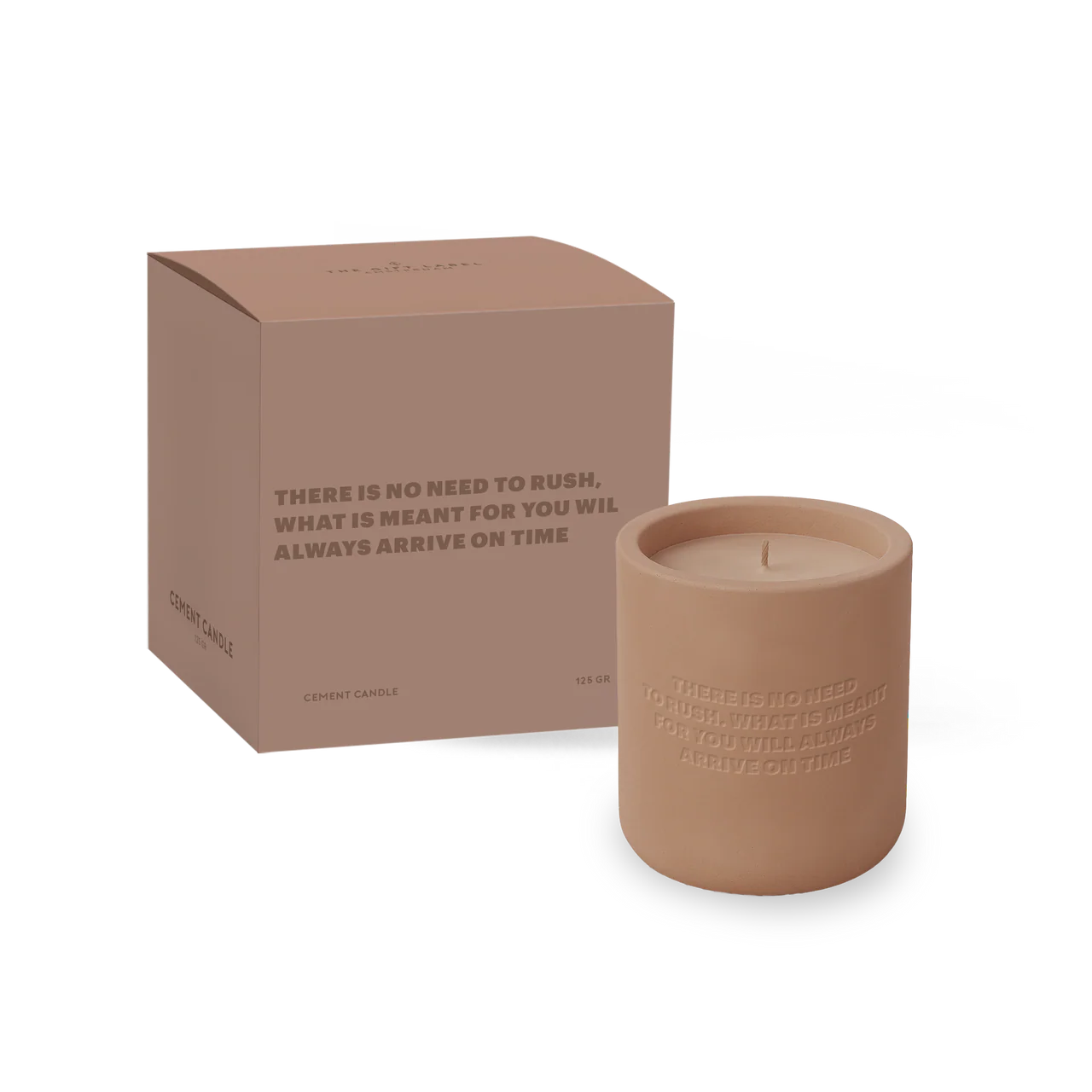 cemented candle | there is no need to